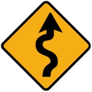 Winding Road Sign
