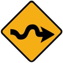 Winding Road Sign
